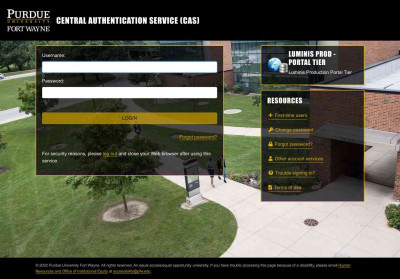 Purdue University Fort Wayne: Sign-in Purdue University Fort Wayne: Sign-in