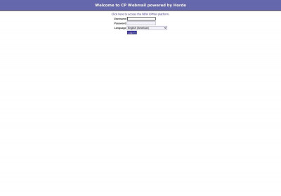 Mail :: Welcome to CP Webmail powered by Horde Mail :: Welcome to CP Webmail powered by Horde