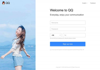 QQ Registration - QQ注册 QQ Registration - QQ注册