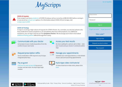 MyScripps - Login Page MyScripps - Login Page