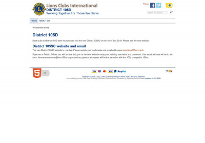 LCI Universal login system - Lions District 105D LCI Universal login system - Lions District 105D