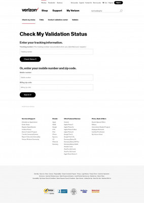 Employment validation status check | Verizon Wireless Employment validation status check | Verizon Wireless