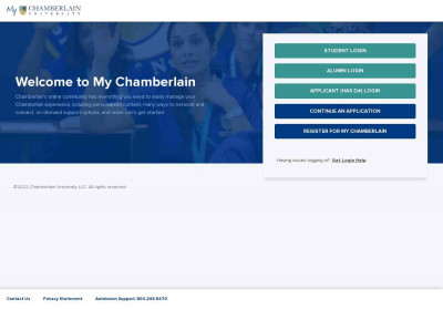 My Chamberlain Portal - Chamberlain University My Chamberlain Portal - Chamberlain University