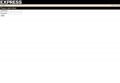 Express Associate Home - Login 01 Express Associate Home - Login 01