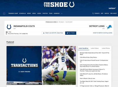 Single Game Tickets On Sale Now! - Indianapolis Colts Single Game Tickets On Sale Now! - Indianapolis Colts