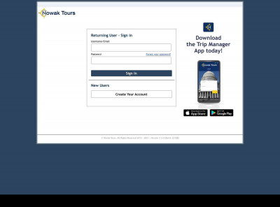 Login - Nowak Tours Login - Nowak Tours