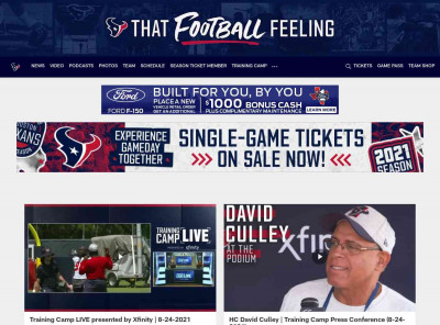 Texans Tickets | Houston Texans - HoustonTexans.com Texans Tickets | Houston Texans - HoustonTexans.com