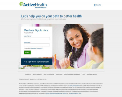 Sign In | ActiveHealth Management Sign In | ActiveHealth Management