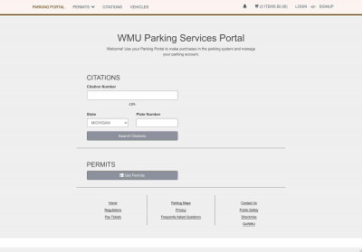 WMU Parking Services Portal: Western Michigan University WMU Parking Services Portal: Western Michigan University