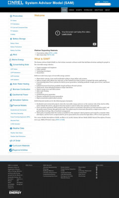 Login - System Advisor Model (SAM) - NREL Login - System Advisor Model (SAM) - NREL