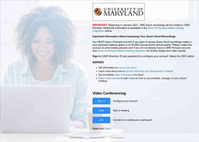 UMD Zoom UMD Zoom