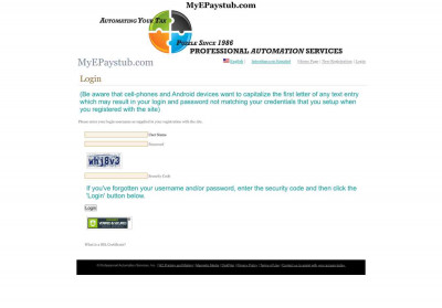 New Registration - Electronic Pay Stubs & W2s (Server ... New Registration - Electronic Pay Stubs & W2s (Server ...