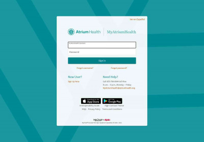 MyAtriumHealth - Login Page MyAtriumHealth - Login Page