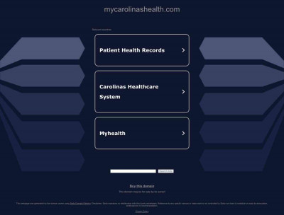 mycarolinashealth.com - This website is for sale ... mycarolinashealth.com - This website is for sale ...