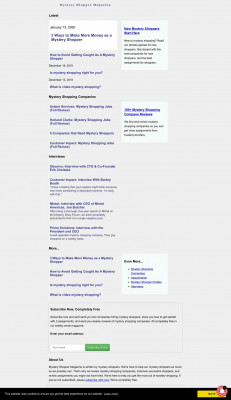 Quality Assessments Mystery Shoppers (QAMS) Quality Assessments Mystery Shoppers (QAMS)