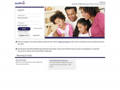 Sodexo 401(k) Savings Plan & Trust website Sodexo 401(k) Savings Plan & Trust website