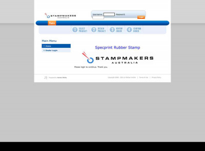 Login Page - Specprint Rubber Stamp Login Page - Specprint Rubber Stamp