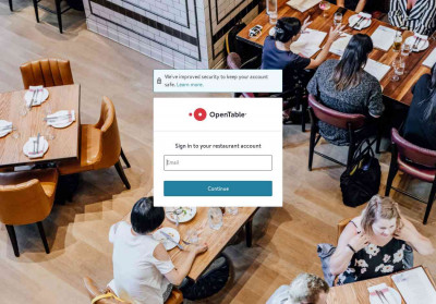 Log in to OpenTable for Restaurants Log in to OpenTable for Restaurants