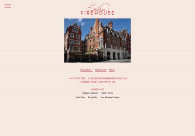 Luxury Hotels in London | Chiltern Firehouse | Five Star Hotels ... Luxury Hotels in London | Chiltern Firehouse | Five Star Hotels ...