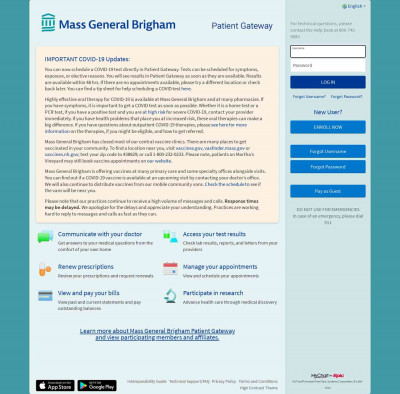 Login Page - Mass General Brigham Patient Gateway Login Page - Mass General Brigham Patient Gateway