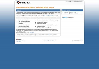 Mutual Fund Account - Primerica Mutual Fund Account - Primerica