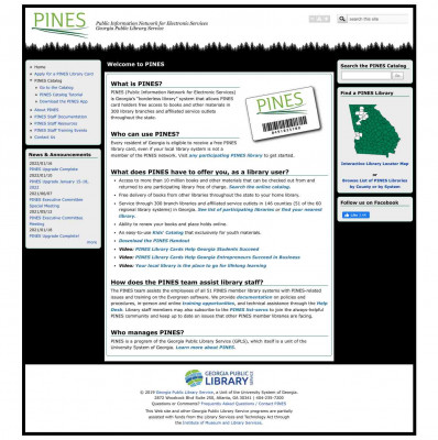 Frequently Asked Questions About PINES - Georgia Public ... Frequently Asked Questions About PINES - Georgia Public ...