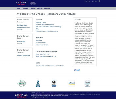 Payer_list - Change Healthcare Dental Network Payer_list - Change Healthcare Dental Network