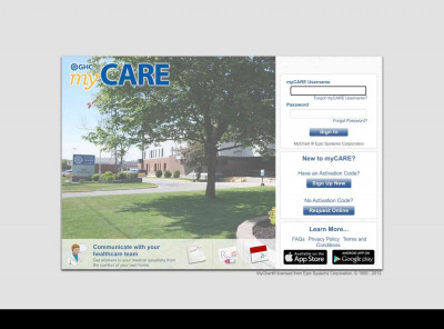 myCARE - Login Page myCARE - Login Page