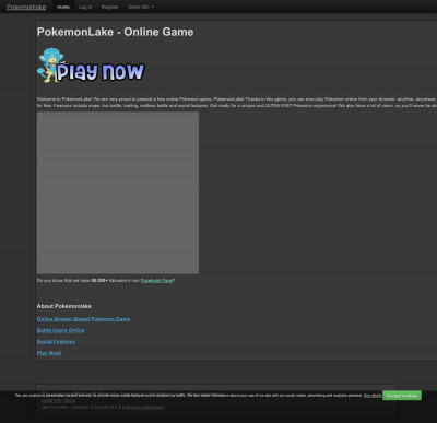 www.pokemonlake.com/login www.pokemonlake.com/login