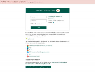 GCC Moodle Online Learning System GCC Moodle Online Learning System