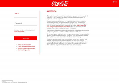 Registered Users Sign On Registered Users Sign On