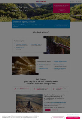 Welcome to the agency registration - Agent Rail Europe Welcome to the agency registration - Agent Rail Europe