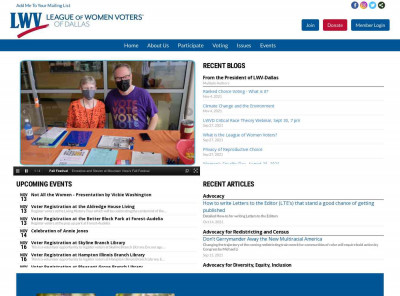 Join & Renew - League of Women Voters of Dallas Join & Renew - League of Women Voters of Dallas