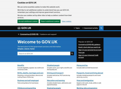 Responsible Organisations - GOV.UK Responsible Organisations - GOV.UK