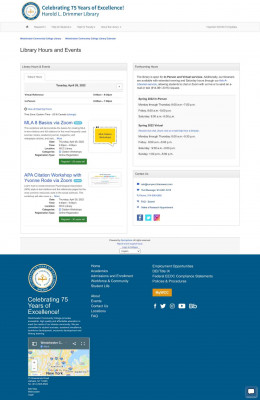 Westchester Community College Library Calendar ... Westchester Community College Library Calendar ...