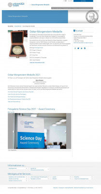Oskar-Morgenstern-Medaille Oskar-Morgenstern-Medaille