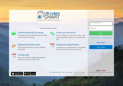 New User? - My St. Luke's Chart - Login Page New User? - My St. Luke's Chart - Login Page