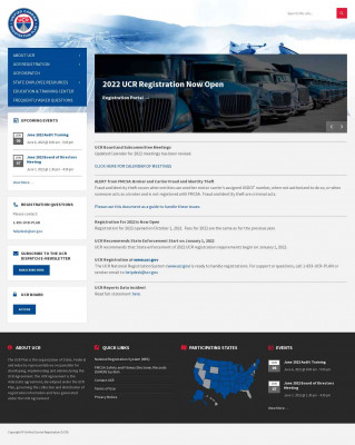 Unified Carrier Registration (UCR) Unified Carrier Registration (UCR)