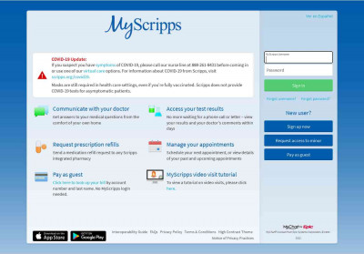 MyScripps - Login Page MyScripps - Login Page