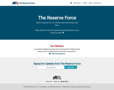 Important Websites | The Reserve Force Important Websites | The Reserve Force