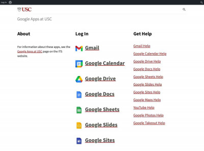 Google Apps at USC Google Apps at USC
