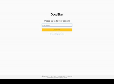 DocuSign Login - Enter email to start sign in DocuSign Login - Enter email to start sign in