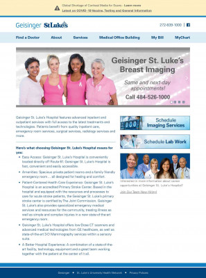 MyChart - Geisinger St. Luke's Hospital MyChart - Geisinger St. Luke's Hospital