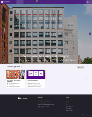Sign In - NYU Stern School of Business - CampusGroups Sign In - NYU Stern School of Business - CampusGroups