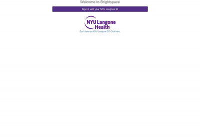 Login - NYU School of Medicine - Brightspace Login - NYU School of Medicine - Brightspace