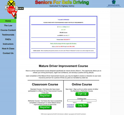 Seniors For Safe Driving - Mature Driver Improvement Course Seniors For Safe Driving - Mature Driver Improvement Course