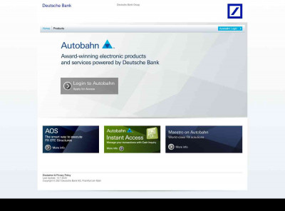 Home - Deutsche Bank Autobahn Home - Deutsche Bank Autobahn