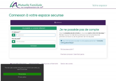 La Mutuelle Familiale: Connexion à votre espace sécurisé La Mutuelle Familiale: Connexion à votre espace sécurisé