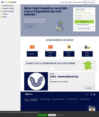 Accéder à mon compte en ligne - SUEZ Accéder à mon compte en ligne - SUEZ