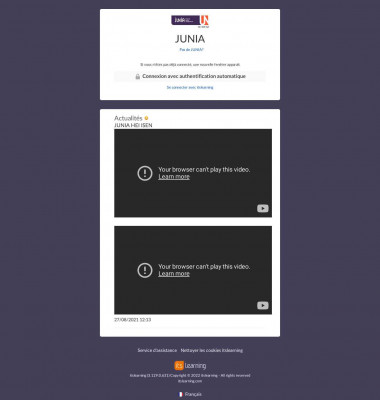 Page de connexion itslearning Page de connexion itslearning